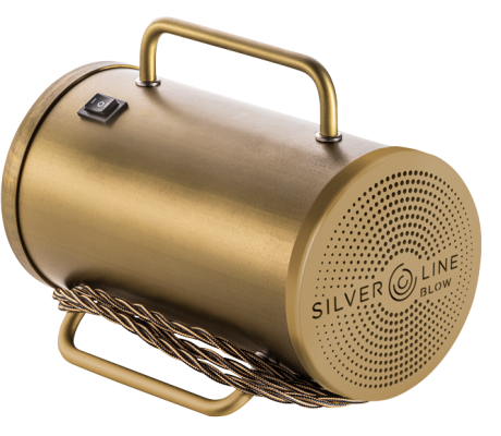 sanificatore portatile Silverline Blow con colorazione in oro